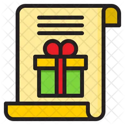 Gift Paper  Icon