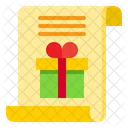 Gift Paper  Icon