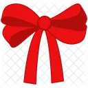 Gift Red Bow Illustration アイコン
