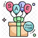 Gift Sale Carton Wrapped Package Icon