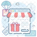 Gift Shop Purchasing Gifts Gifts Outlet Icon