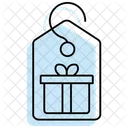 Gift Tag Color Shadow Thinline Icon Icon