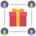 Gift Team Group Gift Box Icon