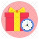 Gift Time Present Time Giftbox Icon