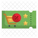 Gift Voucher Commerce And Shopping Voucher Icon