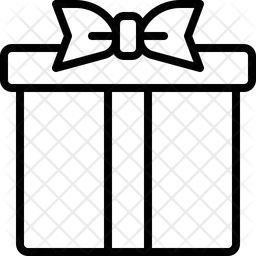 리본이 달린 선물  아이콘