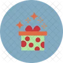 Gift Santa Ribbon Icon