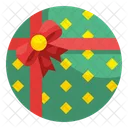 Giftbox Shape Ribbon Icon
