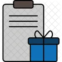 Gift List List Gifts Icon