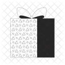 Giftbox Patterned Merry Icon