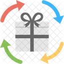 Gift Distribution Delivery Icon