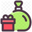 Santa Bag Sack Icon