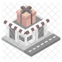 Building Architecture Gifts Shop Icon
