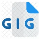 Gig File Audio File Audio Format Icon