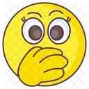Giggle Emoji Giggle Expression Emotag Icon