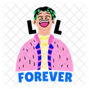 Giggling Laughing Funny Icon
