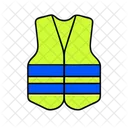 Gilet De Securite Construction Securite Icône