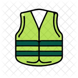 Gilet de sécurité  Icône