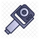 Gimbal Stabilizer Action Camera Icon