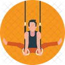 Acrobacia Flexible Entrenamiento Icono