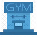 Centro de gimnasio  Icono