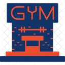 Centro de gimnasio  Icono