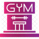 Centro de gimnasio  Icono