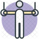 Gimnasta Gimnasia Ejercicio Icono