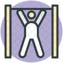 Gimnasta Gimnasia Ejercicio Icono