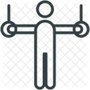 Gimnasta Gimnasia Ejercicio Icono