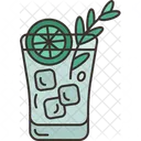 Gin Tonic Cocktail Icon