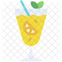 Gin Tonic Glass Drinks Icon