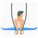 Ginastica Aneis De Ginastica Exercicio Fisico Icon