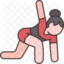 Ginastica Aerobica Fitness Icon