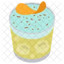 Gin Fizz Efervescencia Coctel Icono