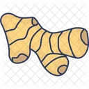 Ginger Root Vegetable Icon