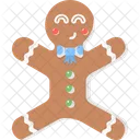 Gingerbreadman Christmas Decoration Icon