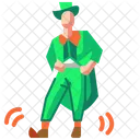Man Irish St Patricks Day Icon