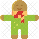 Gingerbread Candy Cookie Icon