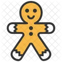 Gingerbread Biscuit Bread Icon