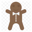 Gingerbread Man Christmas Icon