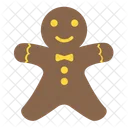 Gingerbread Man Christmas Icon
