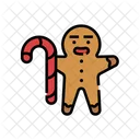 Gingerbread Sweet Candy Icon