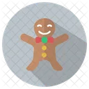 Christmas Gingerbread Gingerbread Man Icon