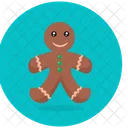 Gingerbread Cookie Biscuit Icon