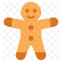 Gingerbread Man Christmas Bread Christmas Gingerbread Icon