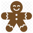 Gingerbreadman Christmas Cookie Man Gingerbread Icon