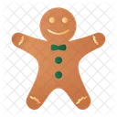 Gingerbread Christmas Snack Icon