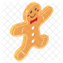 Ginger Man Gingerbread Christmas Biscuit Icon