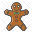 Gingerbread Man Xmas Icon